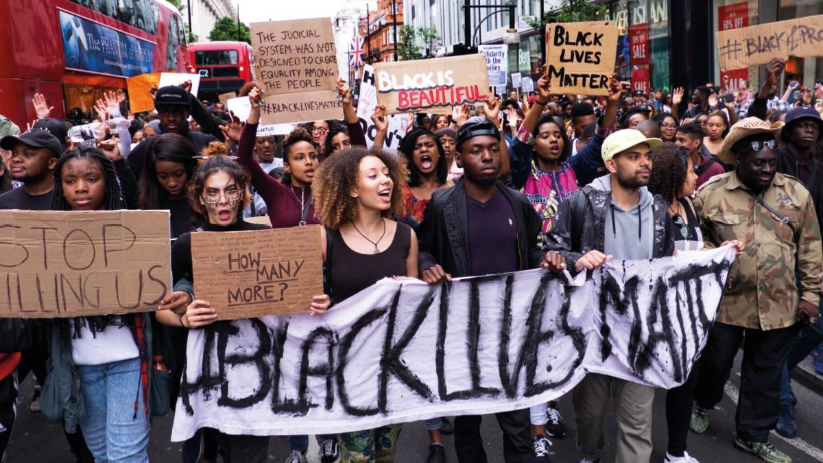 Black Lives Matter [Janine Wiedel Photolibrary/Alamy Stock Photo]