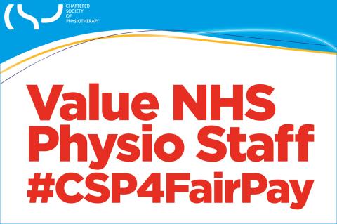 Value NHS physio staff #CSP4FairPay